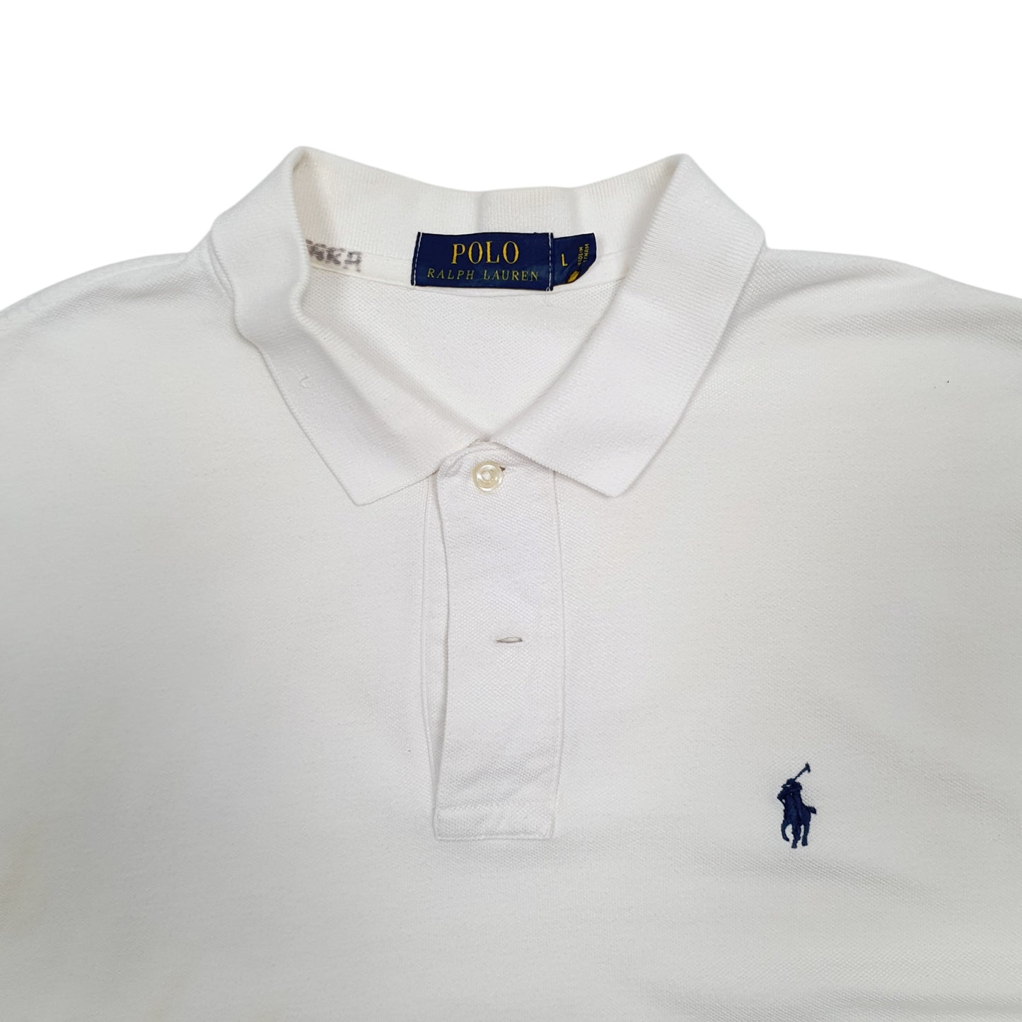 Mens White Polo Ralph Lauren   Polo Shirt