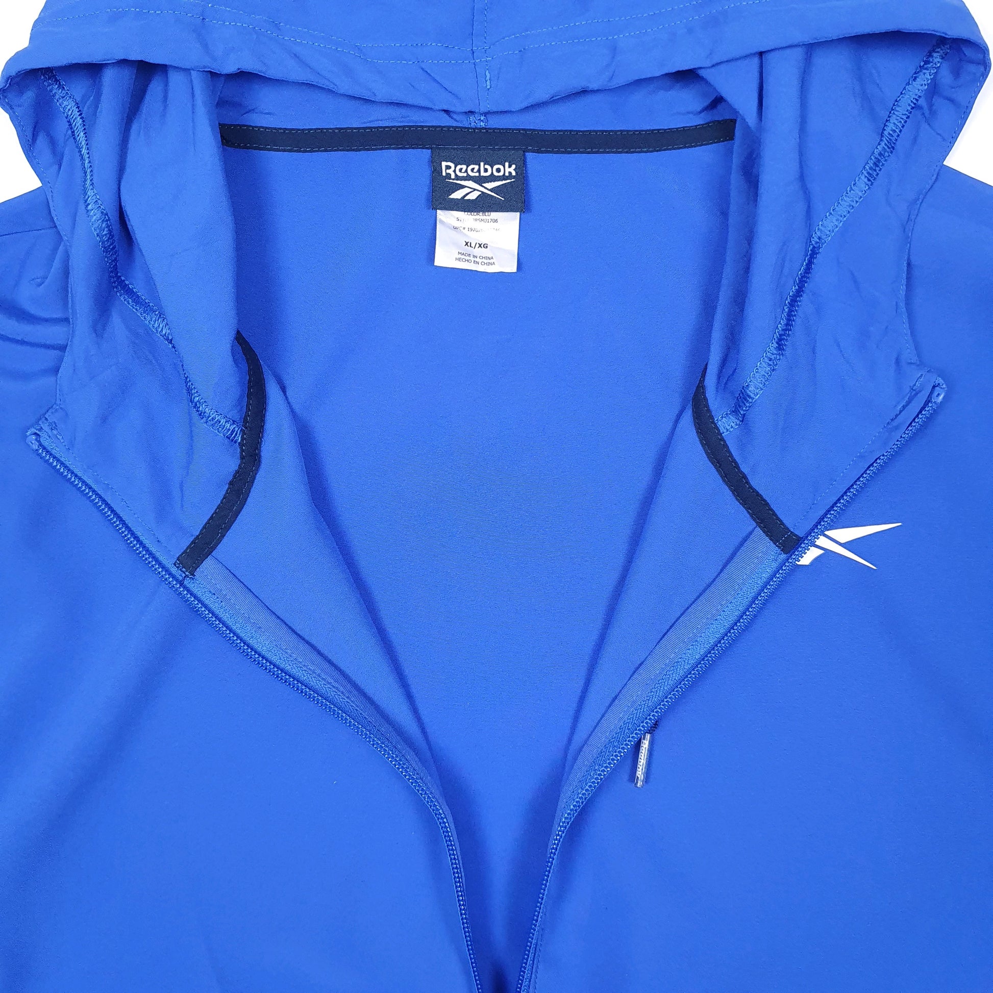 Mens Blue Reebok  Quarter Zip Coat