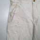 Mens White Carhartt Vintage Made In USA Full Zip Shorts