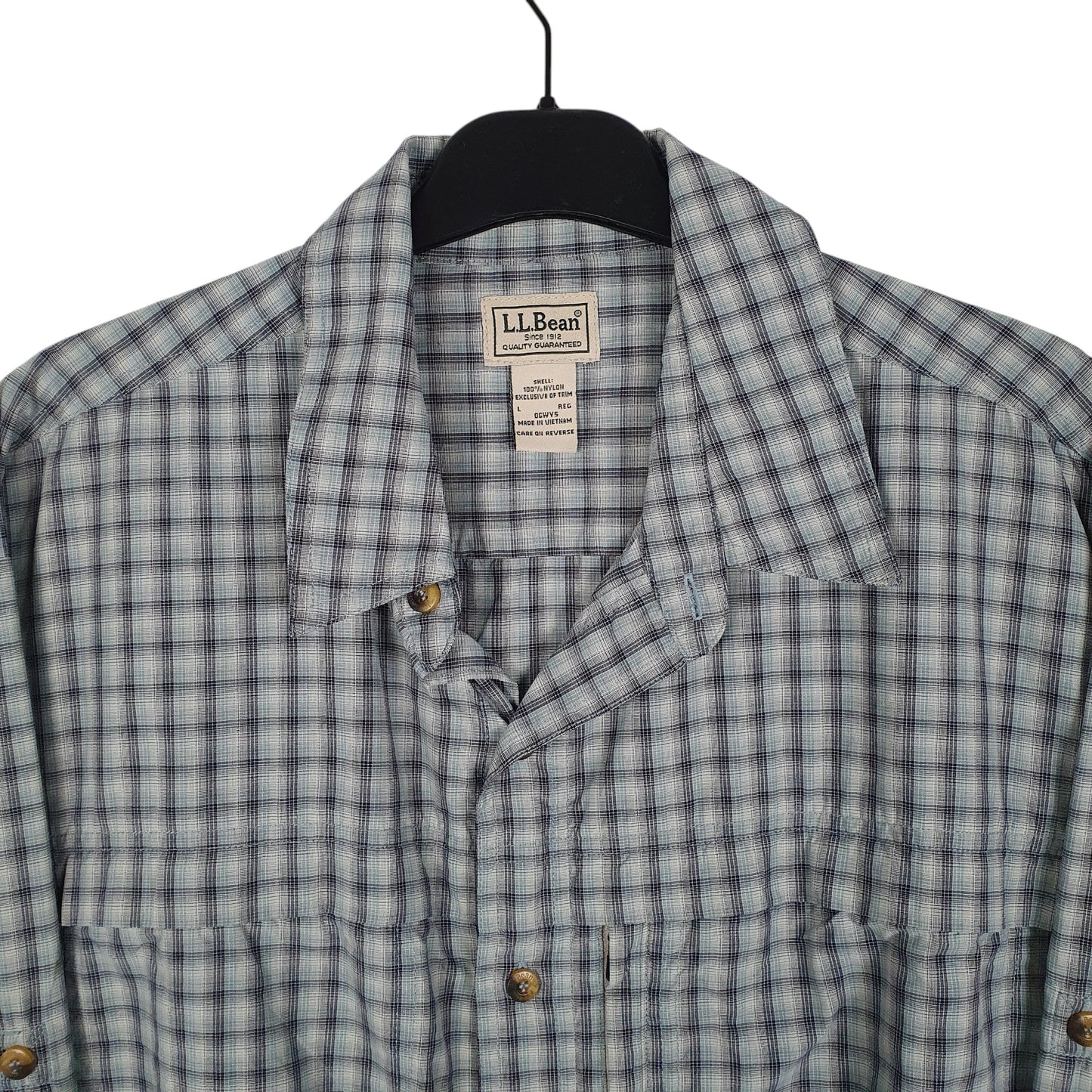 Mens Blue L.L.Bean   Shirt