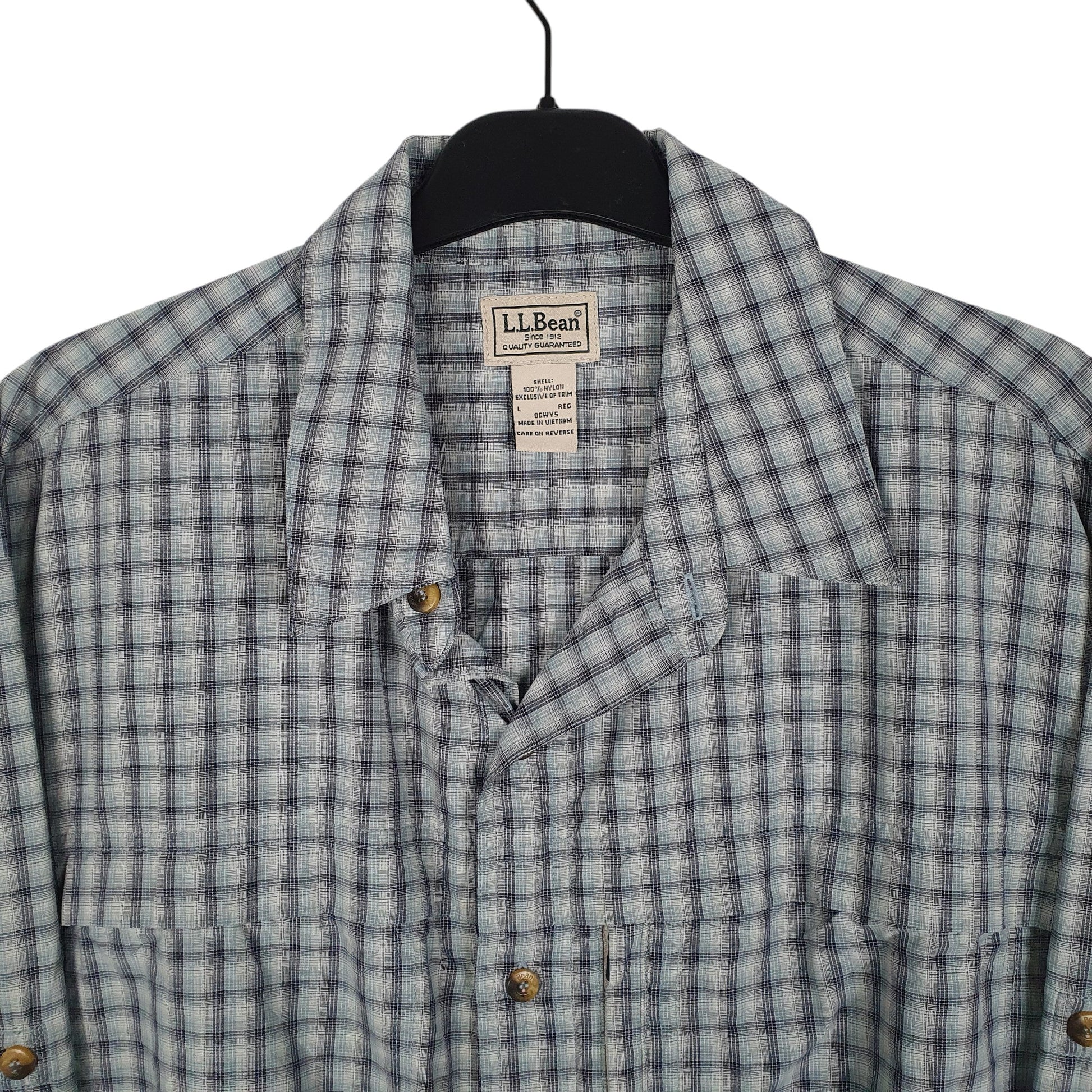 Mens Blue L.L.Bean   Shirt