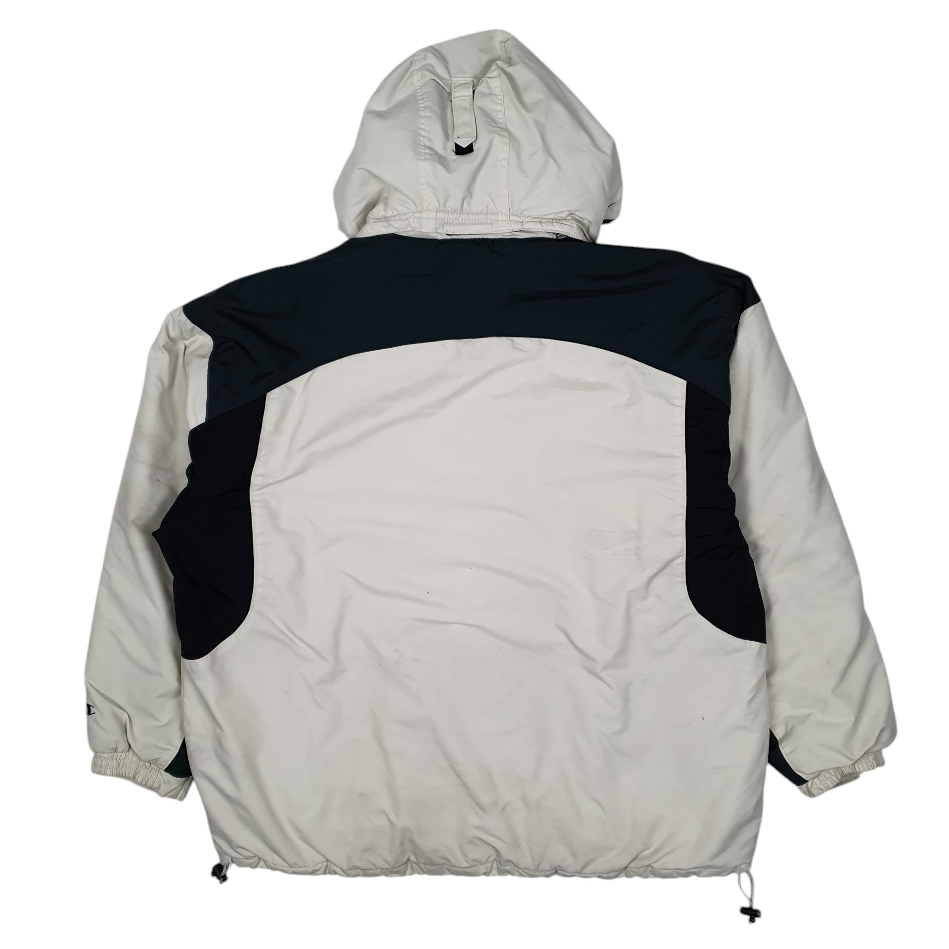 Mens White Champion Padded  Coat