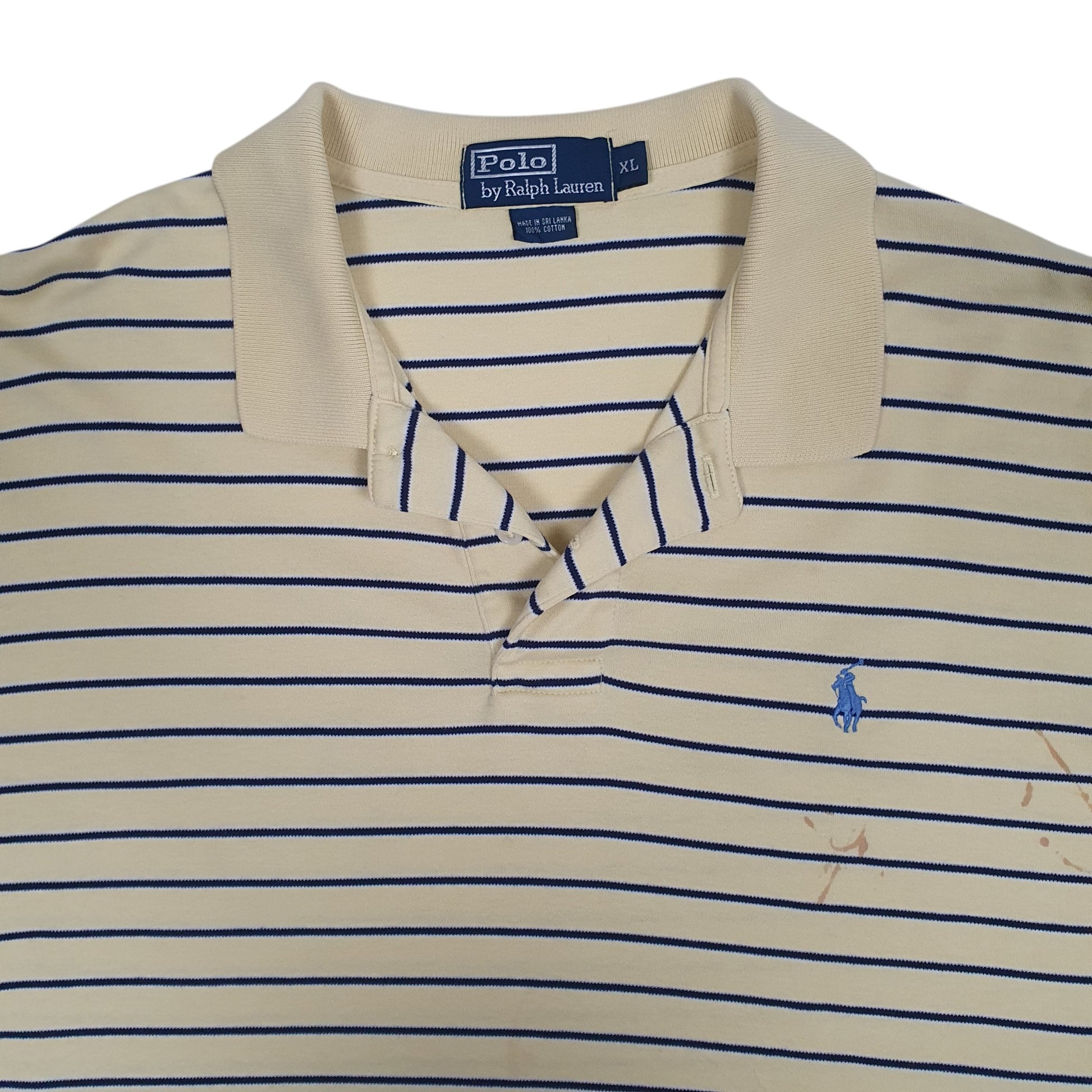 Mens Yellow Polo Ralph Lauren   Polo Shirt