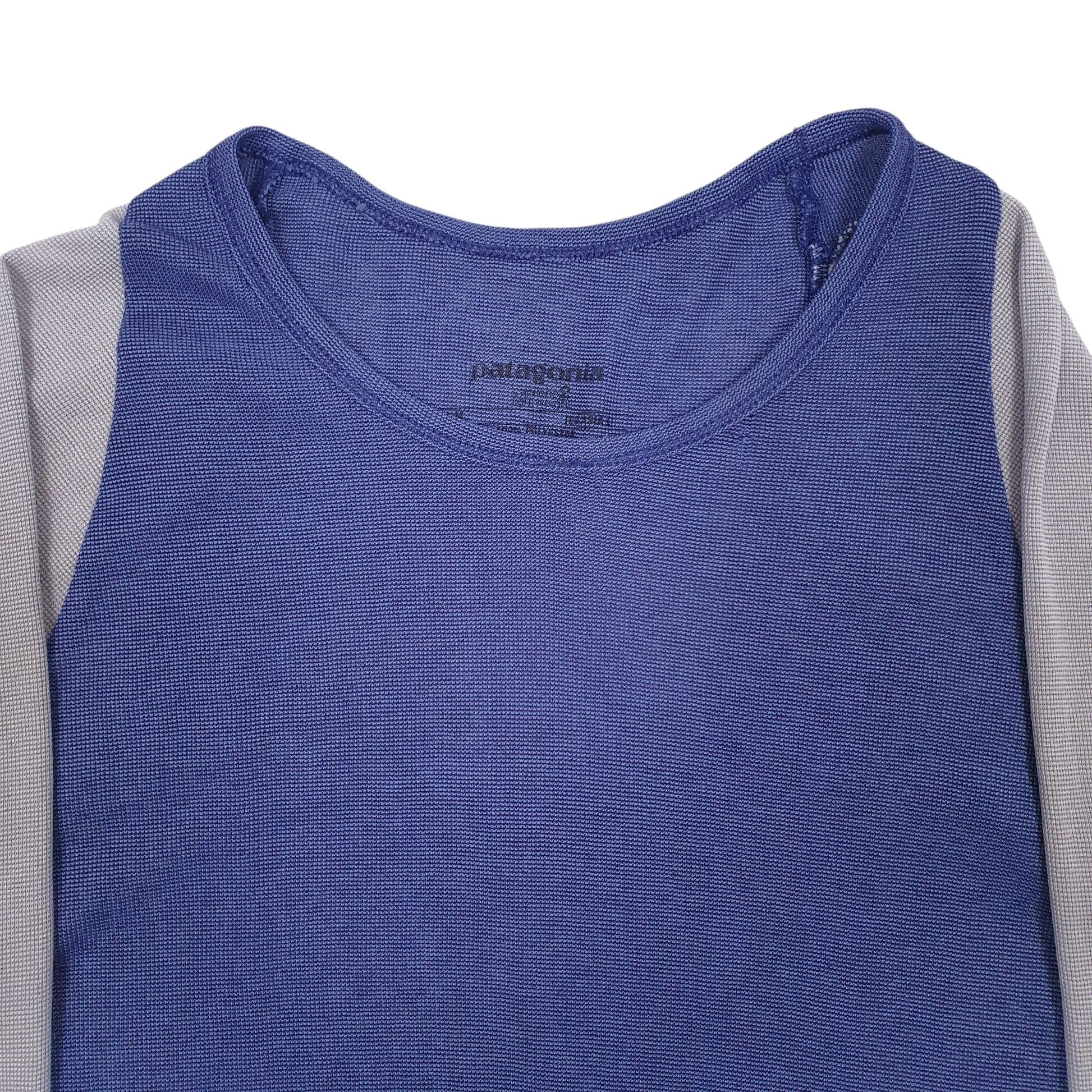 Womens Blue Patagonia Capilene  T Shirt