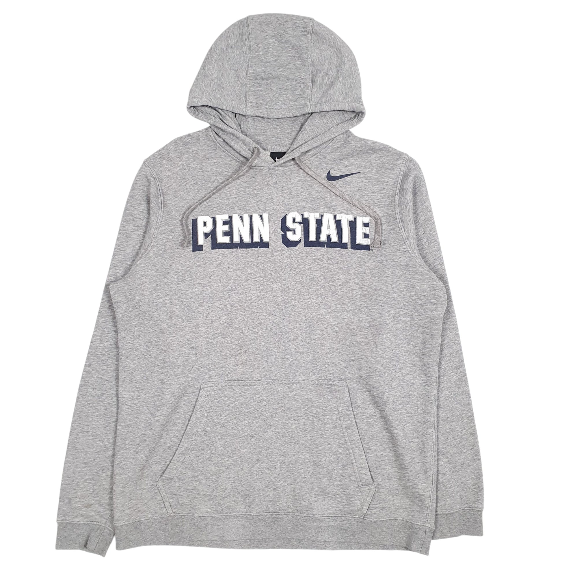 Mens Grey Nike Penn State Hoodie Jumper