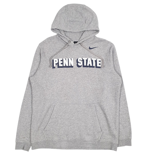 Mens Grey Nike Penn State Hoodie Jumper