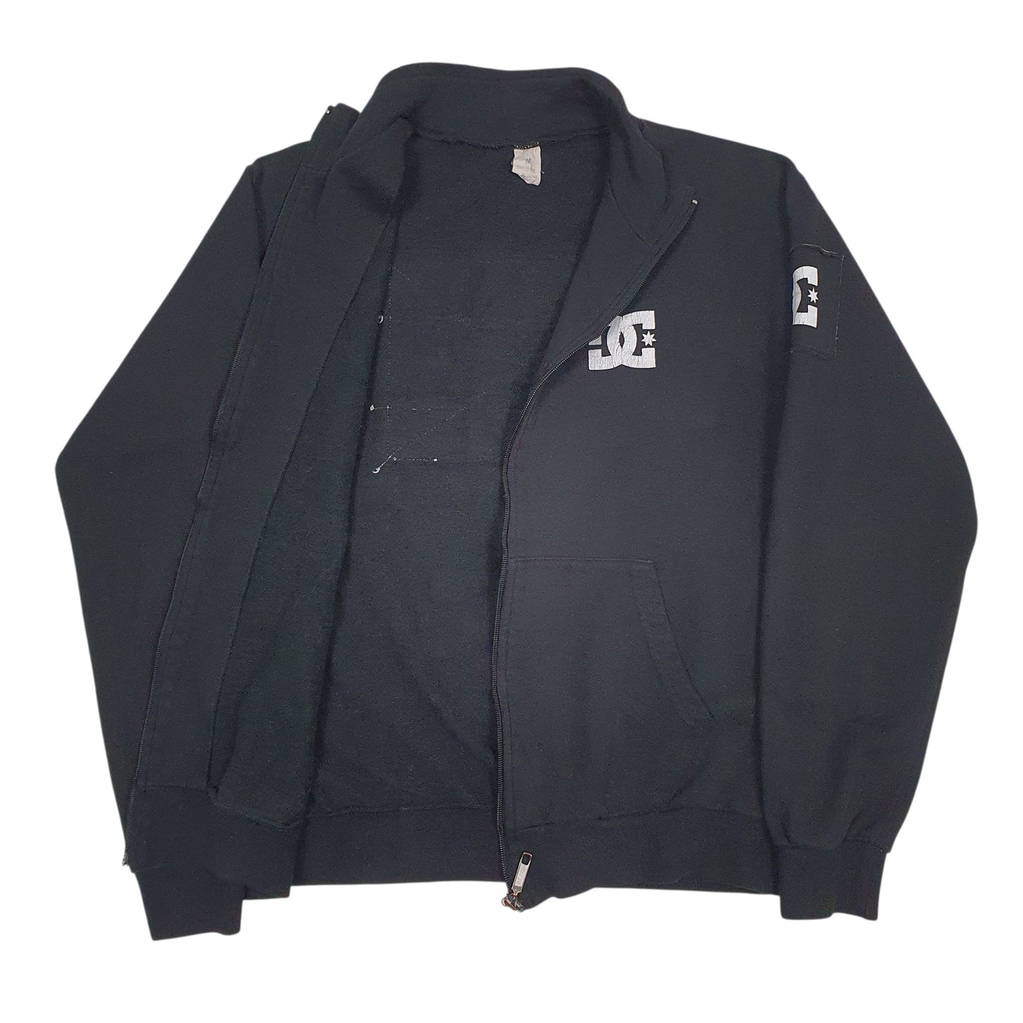 Womens Black DC  Full Zip Jumper
