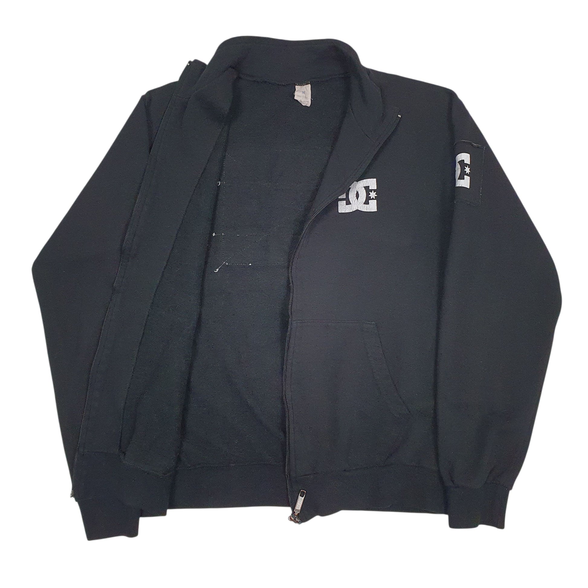 Womens Black DC  Full Zip Jumper