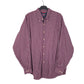 Mens Burgundy Wrangler  Long Sleeve Shirt