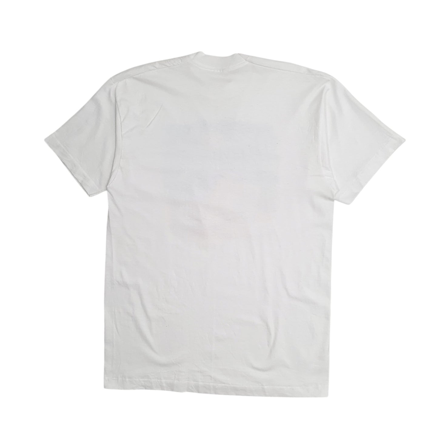 Mens White Unbranded Single Stitch Vintage 90s  T Shirt