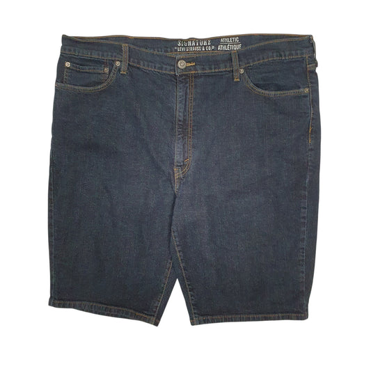 Mens Blue Levis Signature Stretch Denim Shorts
