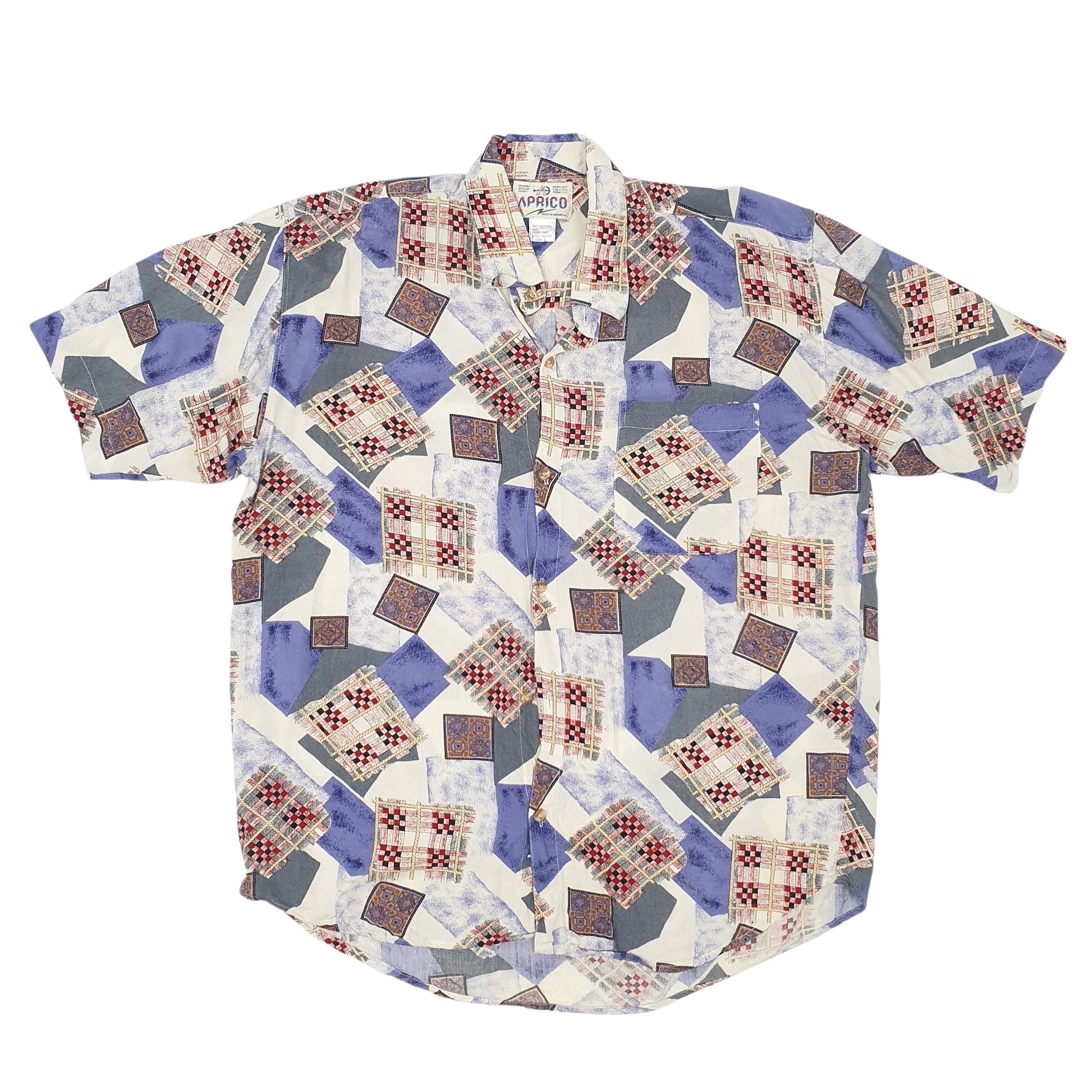 Mens Cream Aprico  Short Sleeve Shirt