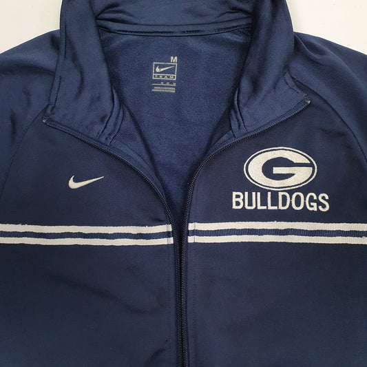 Mens Navy Nike Team Vintage 00s Green Bay Bulldogs Hoodie Coat