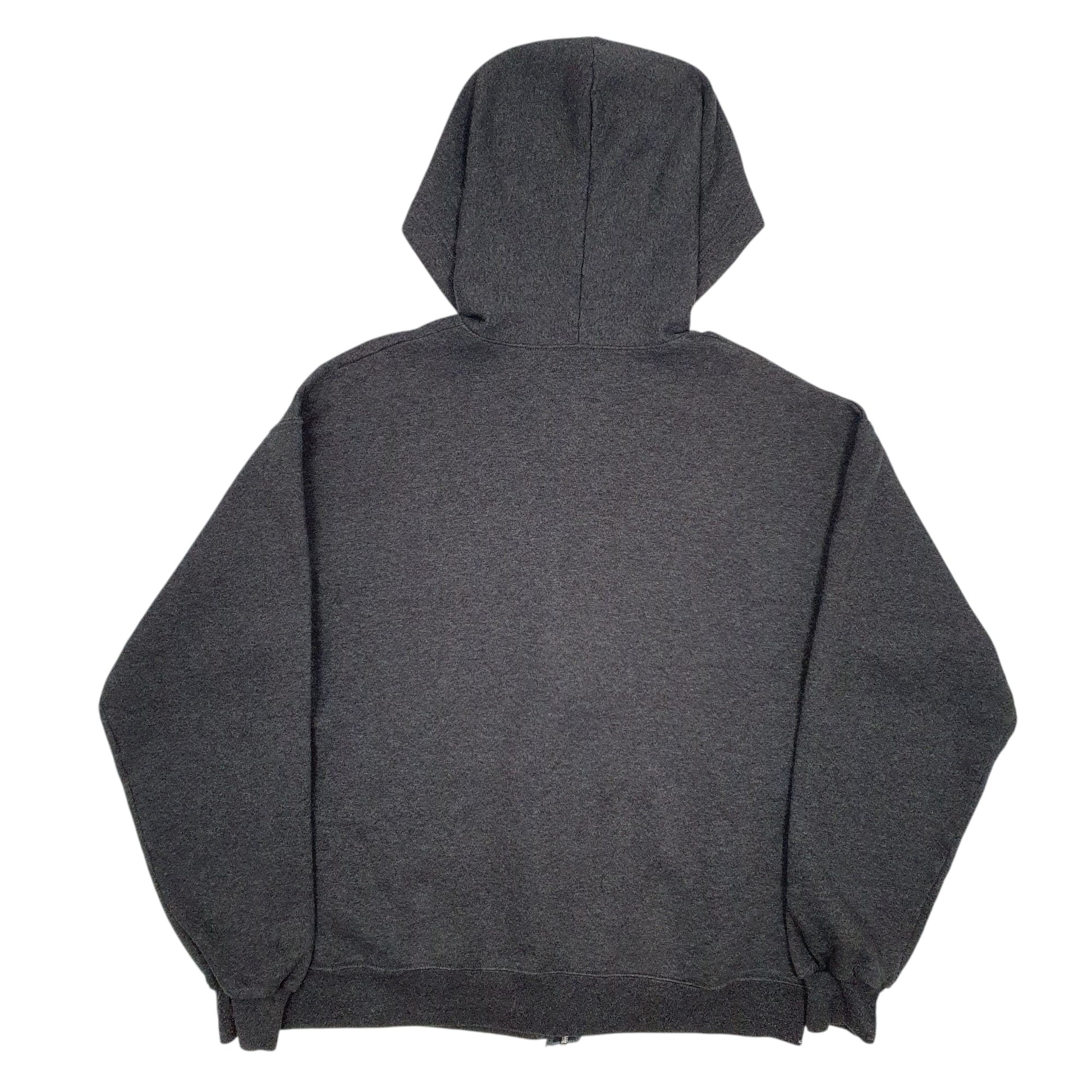 Mens Grey Starter Heavyweight Full Zip Jumper