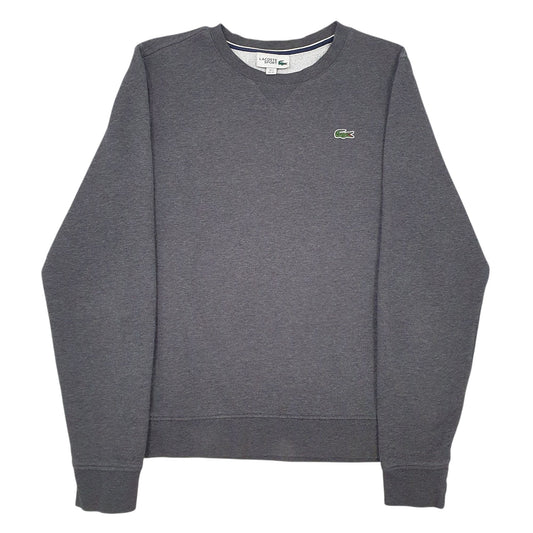 Mens Grey Lacoste  Crewneck Jumper