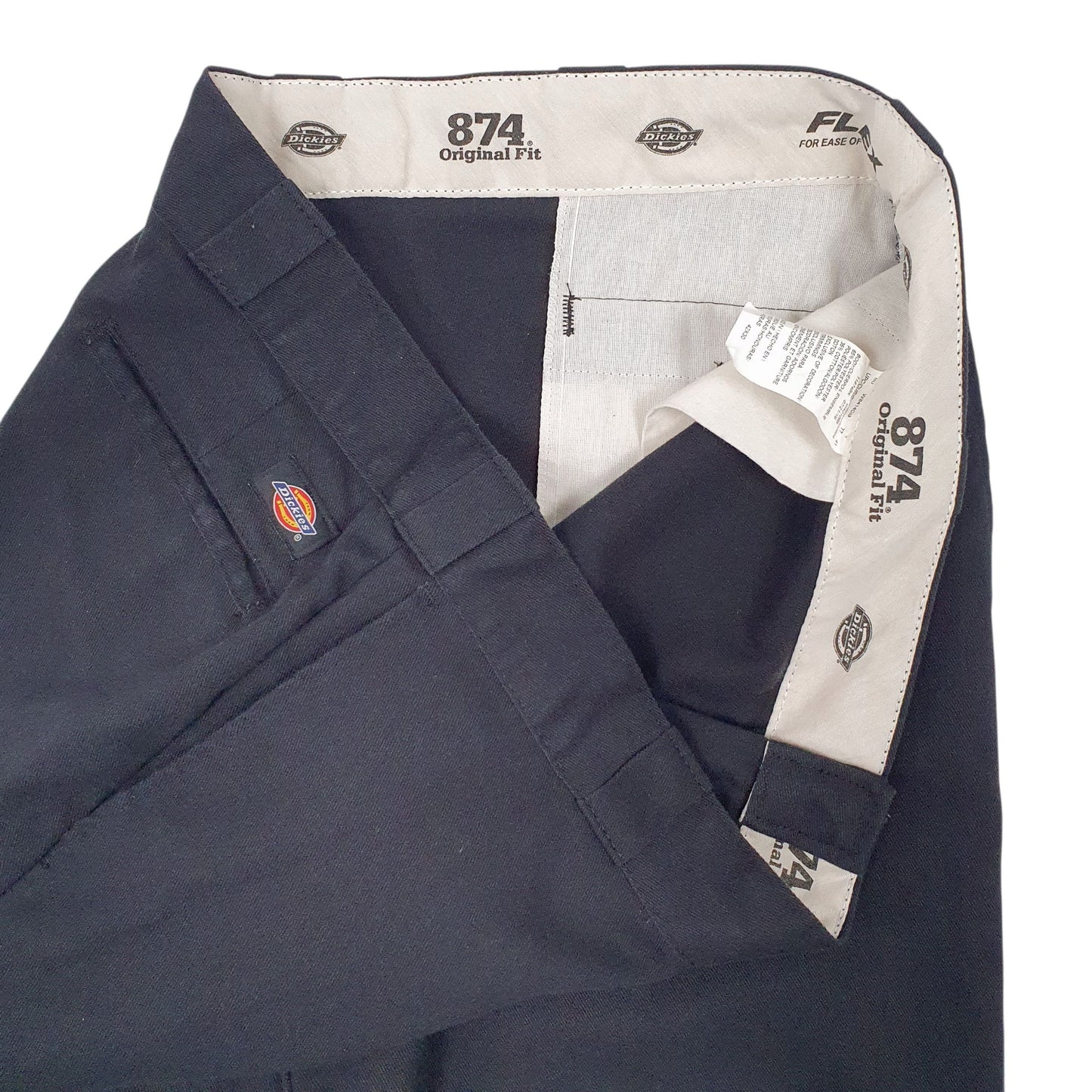 Mens Black Dickies 874 Workwear  Trousers