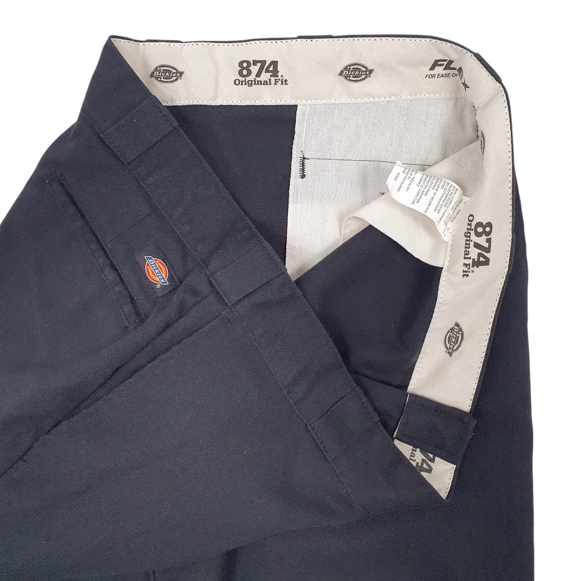 Mens Black Dickies 874 Workwear  Trousers