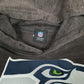 Mens Grey NFL Seattle Seahawks Hoodie Jumper