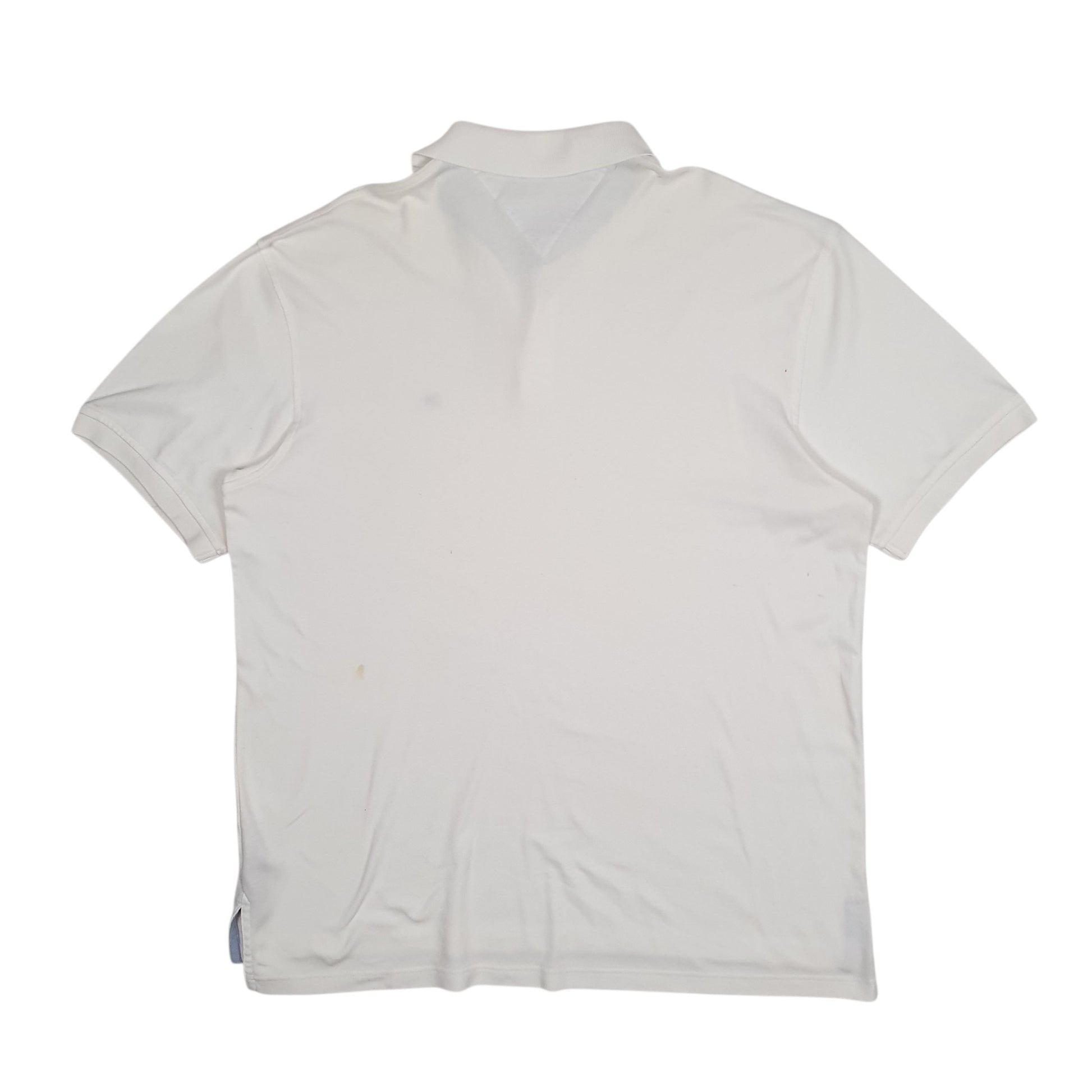 Mens White Tommy Hilfiger   Polo Shirt