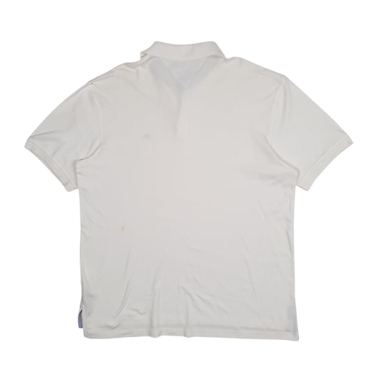 Mens White Tommy Hilfiger   Polo Shirt
