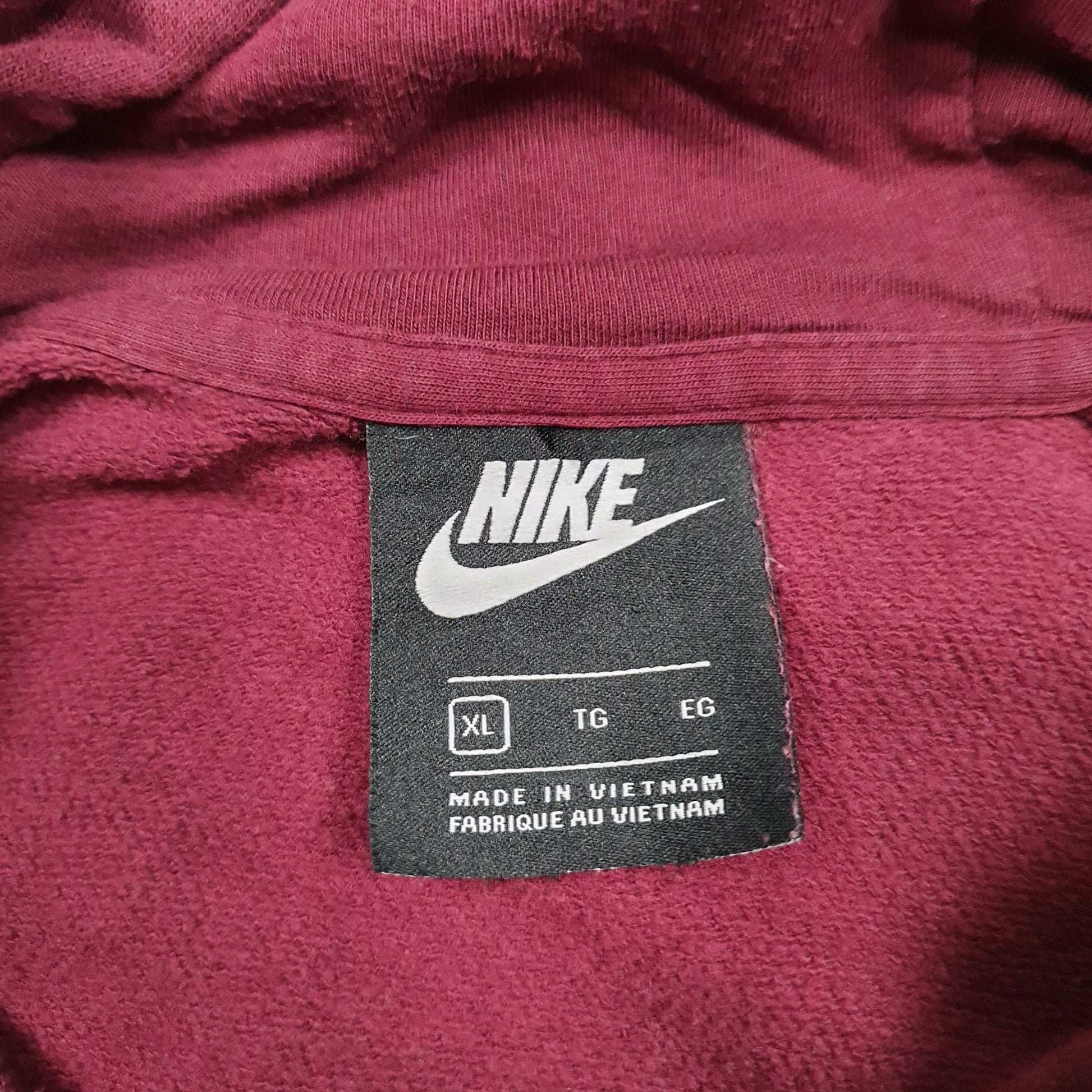Womens Burgundy Nike Montana Grizzles Hoodie Jumper