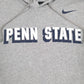 Mens Grey Nike Penn State Hoodie Jumper