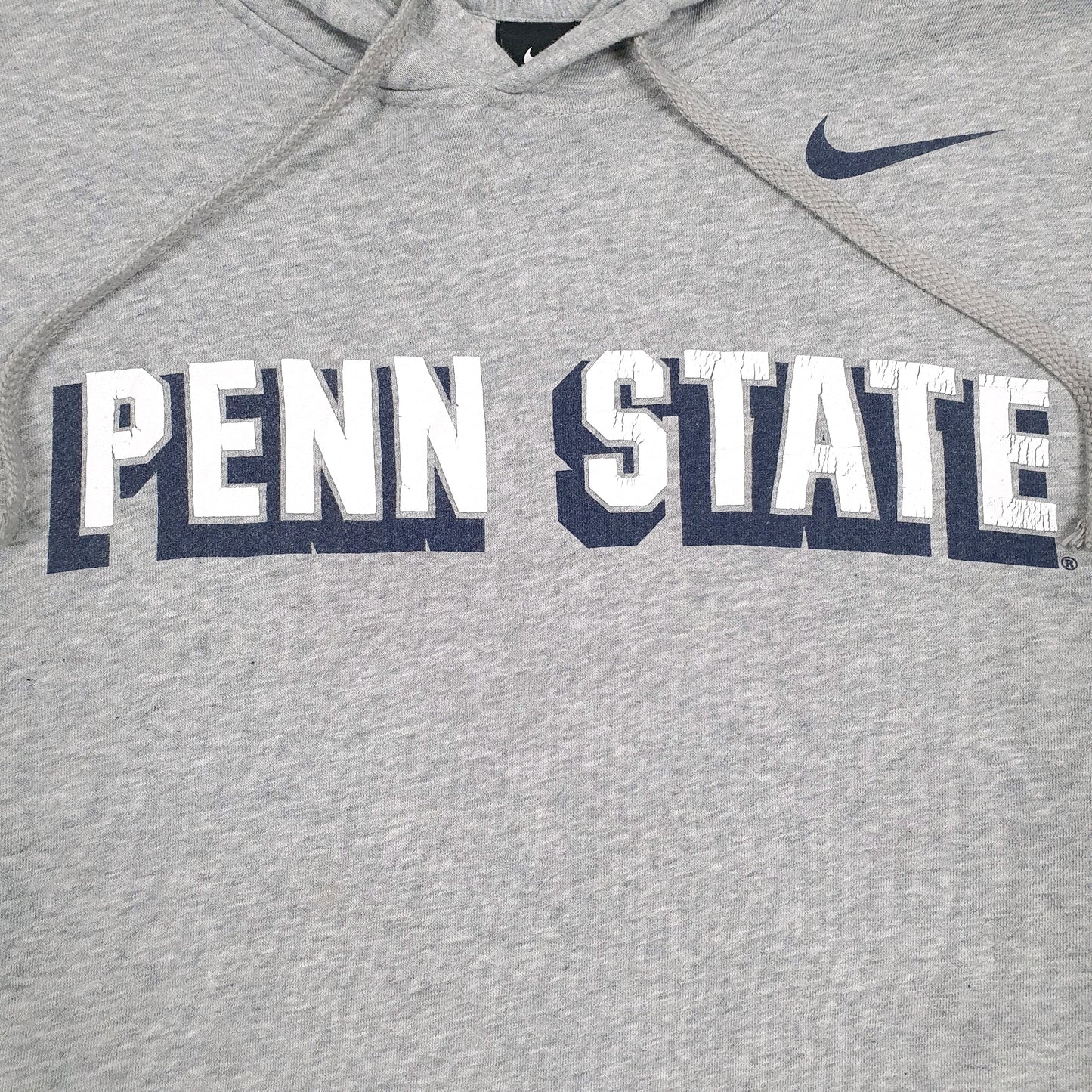 Mens Grey Nike Penn State Hoodie Jumper