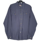 Mens Navy Wrangler Pearl Snap Long Sleeve Shirt