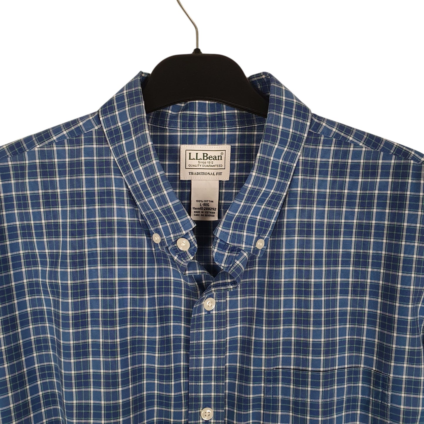 Mens Blue L.L.Bean   Shirt