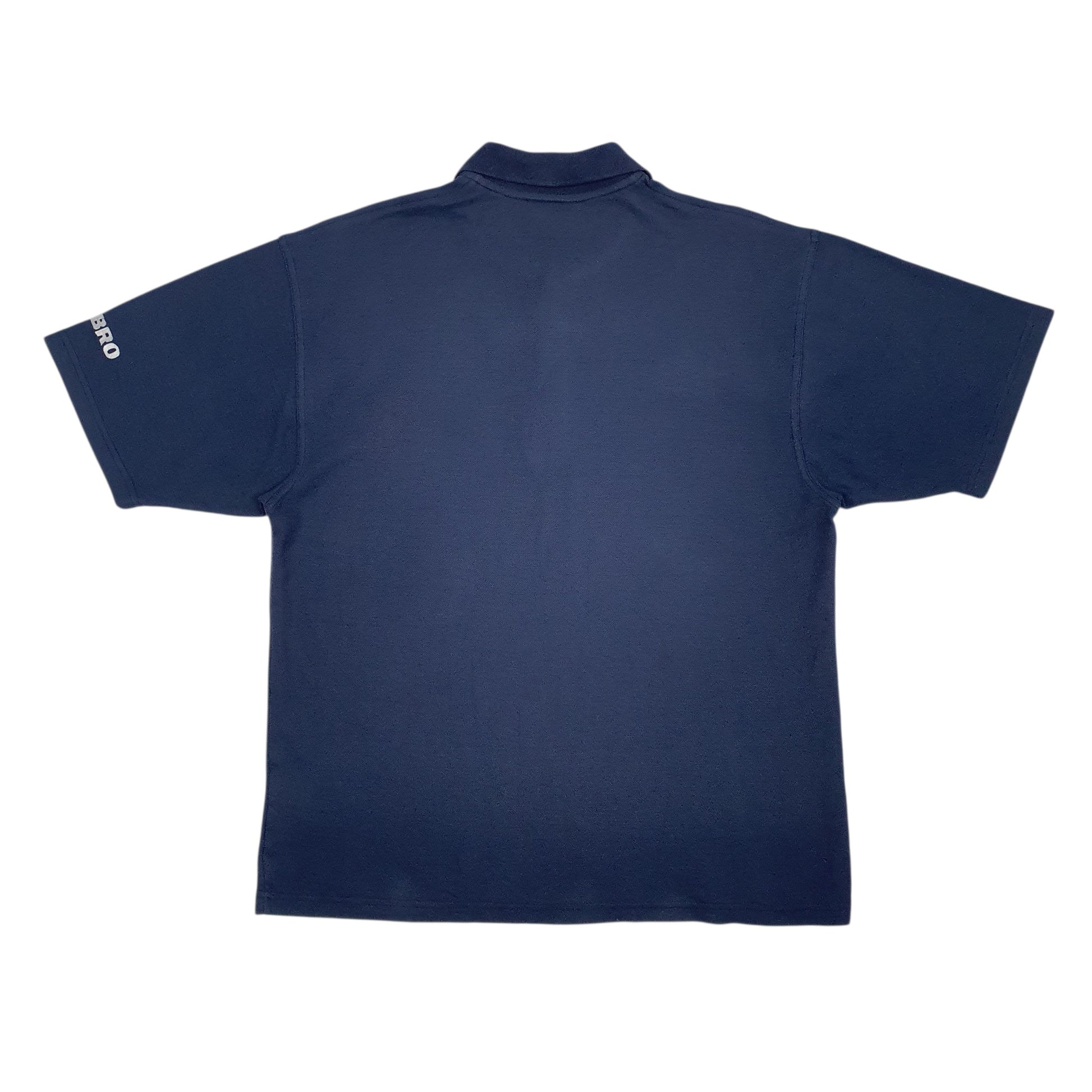 Mens Navy Umbro   Polo Shirt
