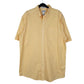 Mens Yellow L.L.Bean  Short Sleeve Shirt