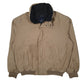Mens Tan Nautica Windbreaker Bomber  Coat