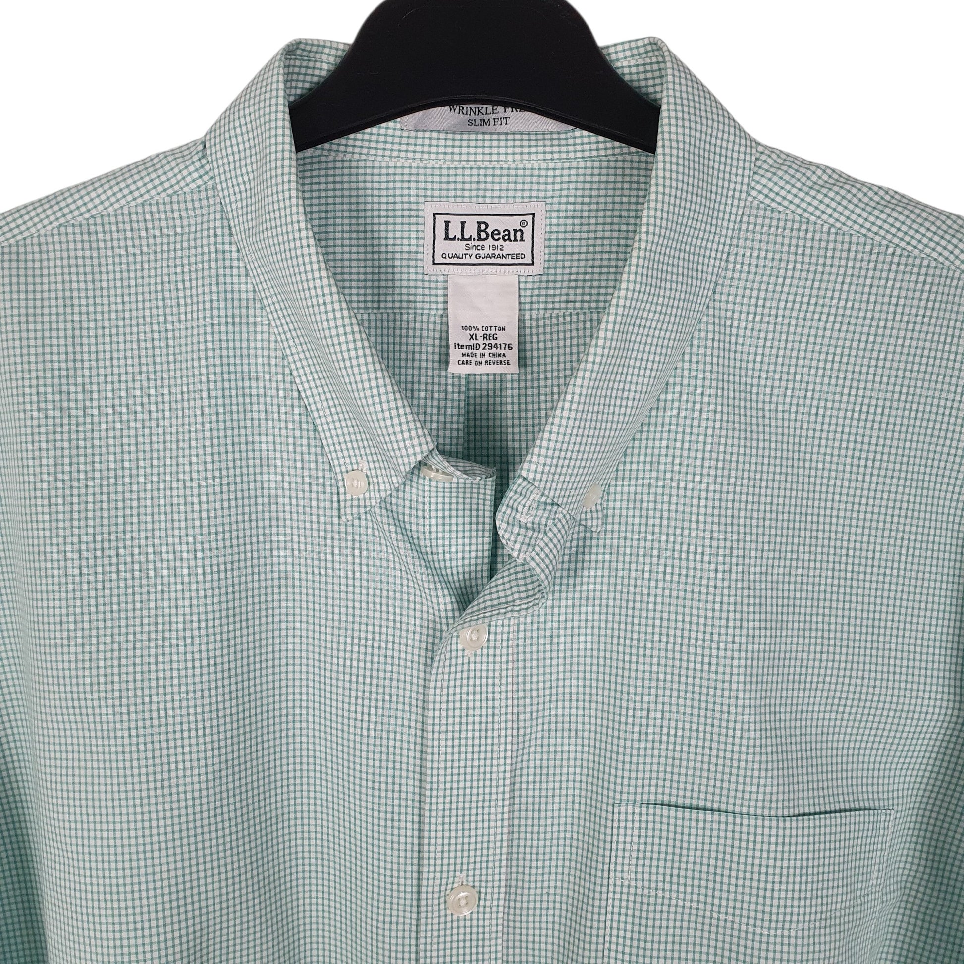 Mens Green L.L.Bean   Shirt