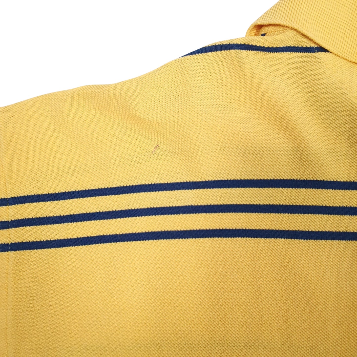 Mens Yellow Tommy Hilfiger  Crewneck Polo Shirt