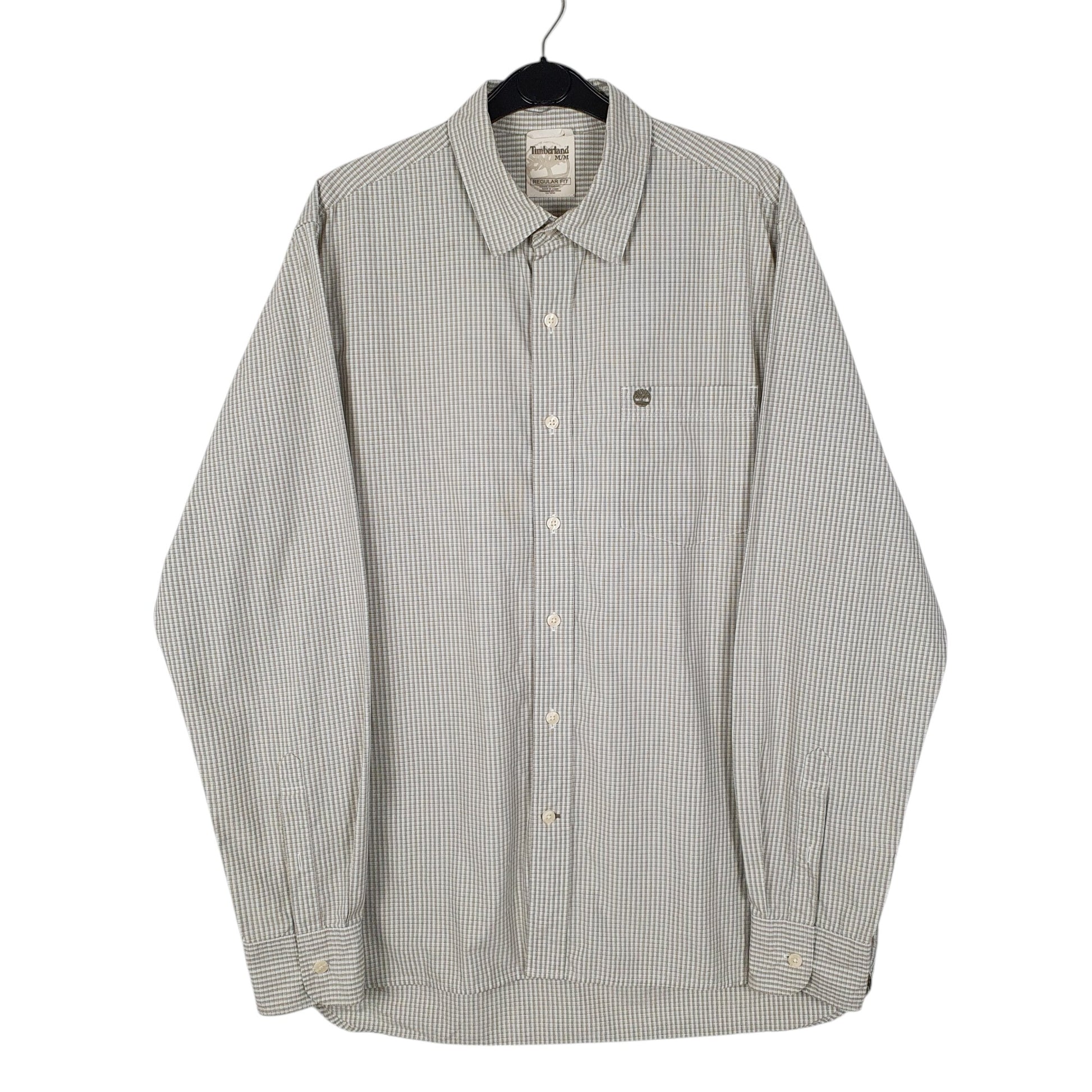 Mens Green Timberland  Long Sleeve Shirt