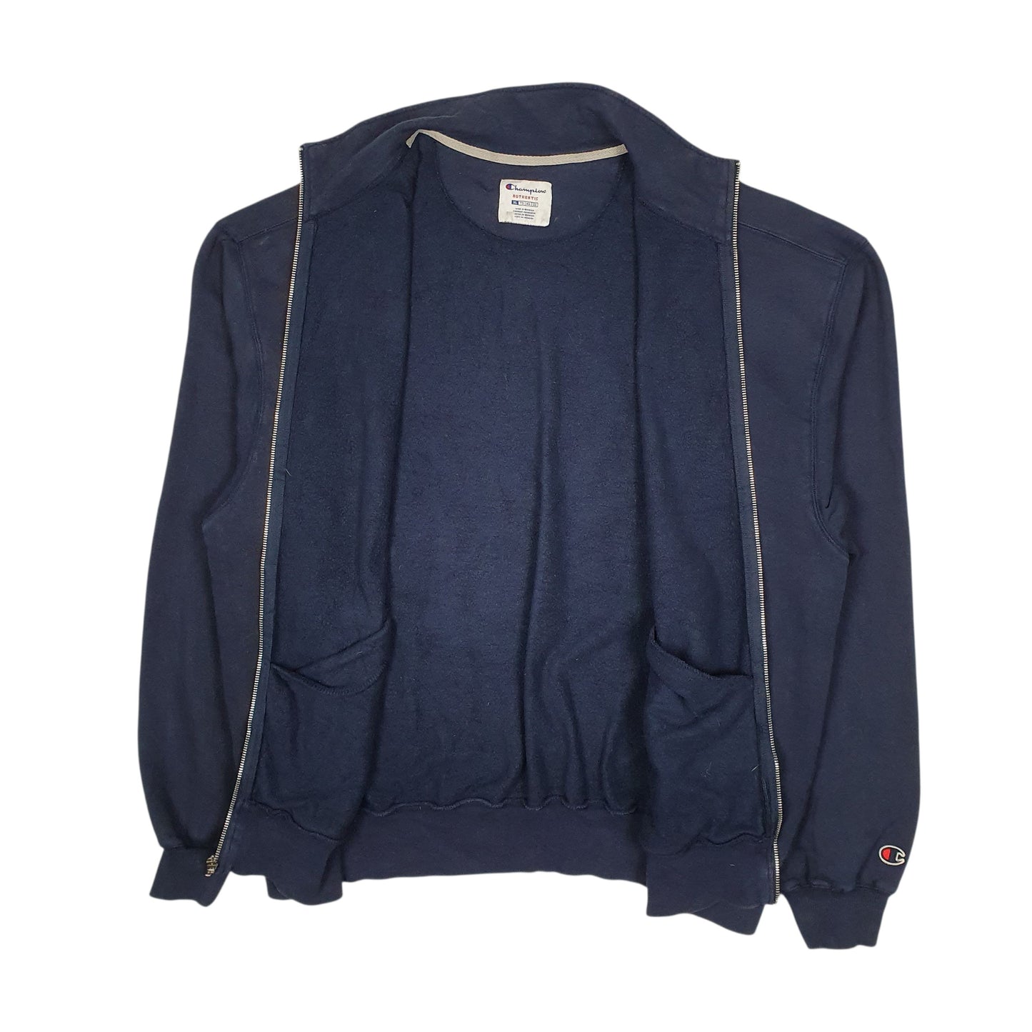 Mens Navy Champion  Full Zip Jumper