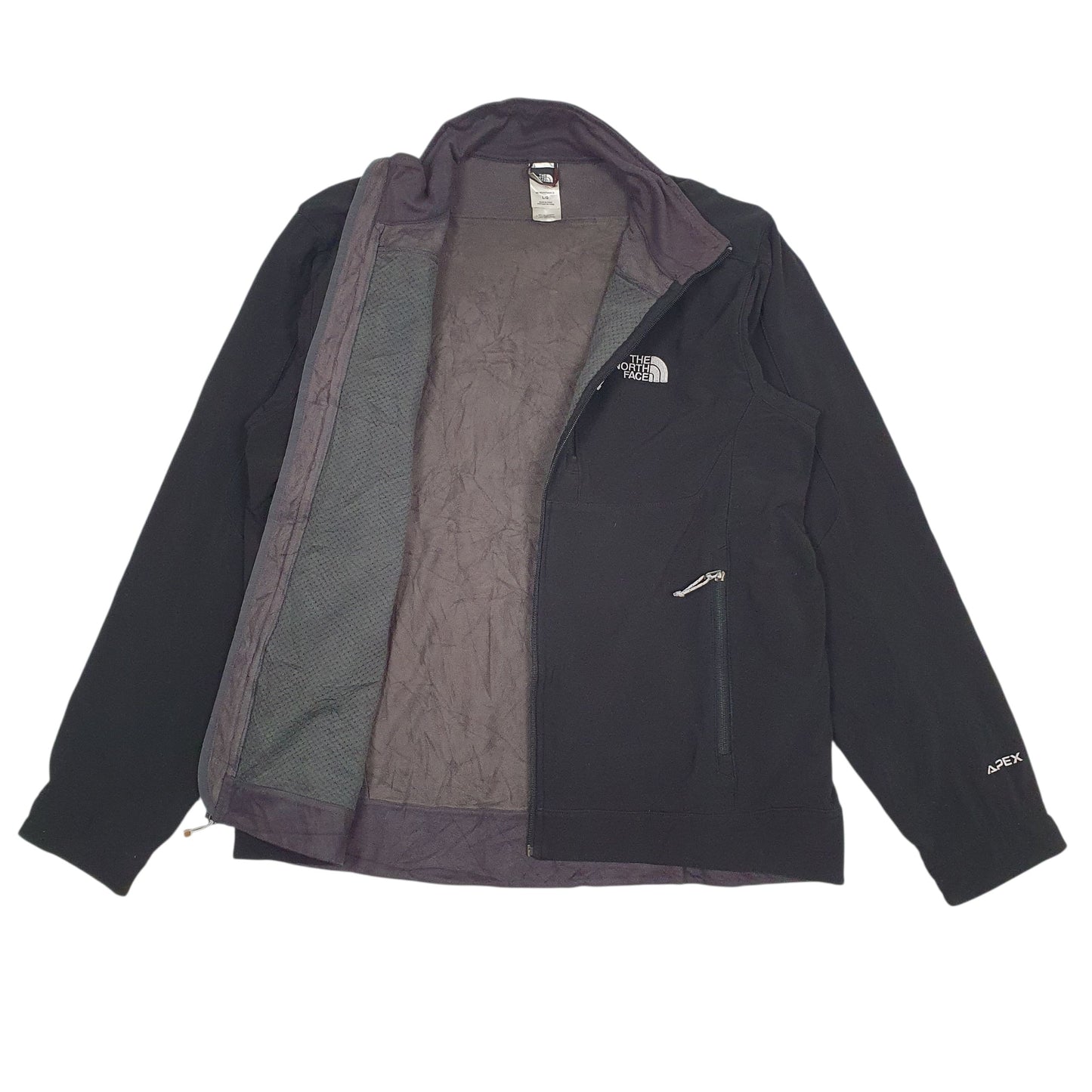 Mens Black The North Face Apex  Coat