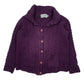 Womens Purple Original Aran Co. Knitwear  Coat