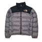 Mens Grey The North Face Nuptse  Coat