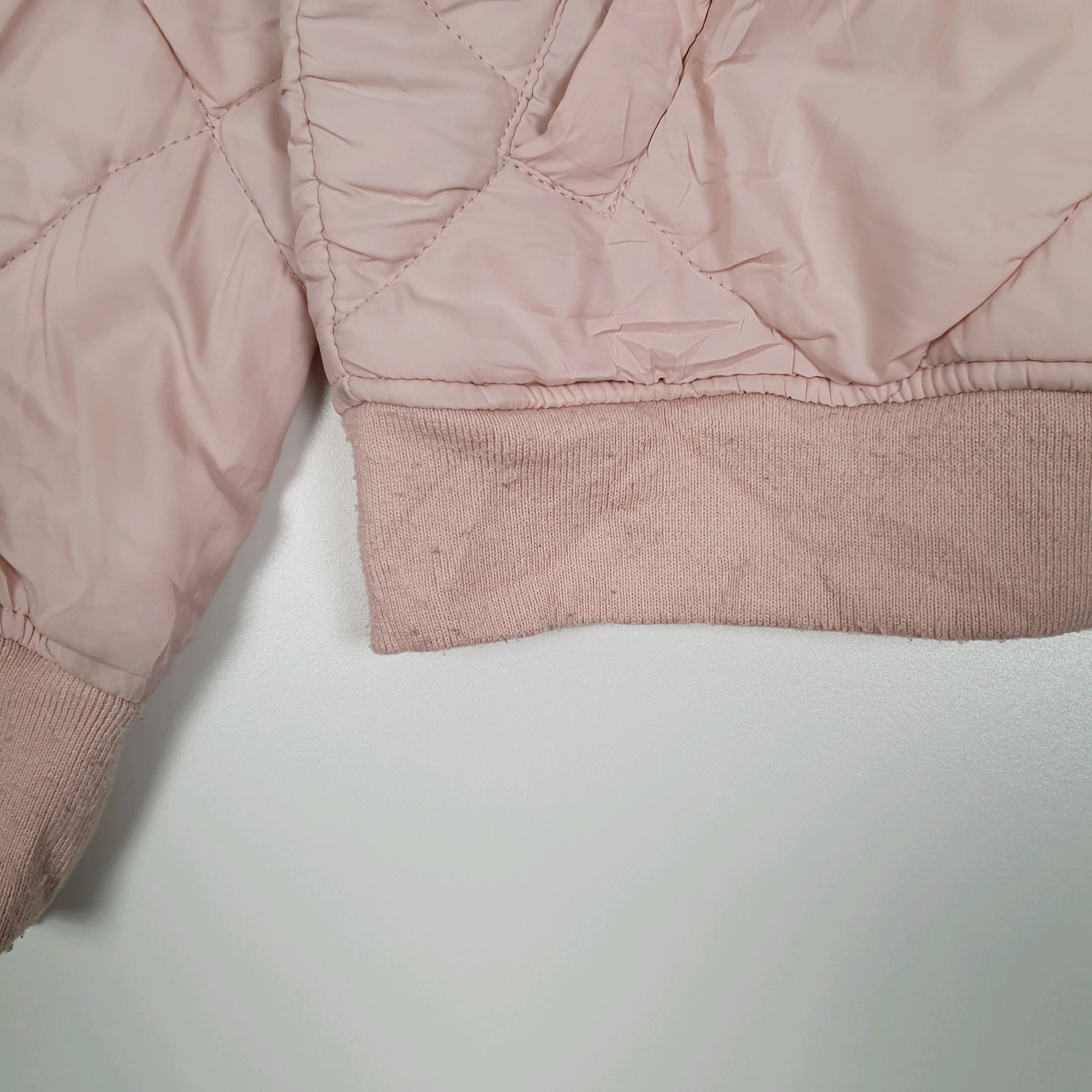 Womens Pink Dickies  Crewneck Coat