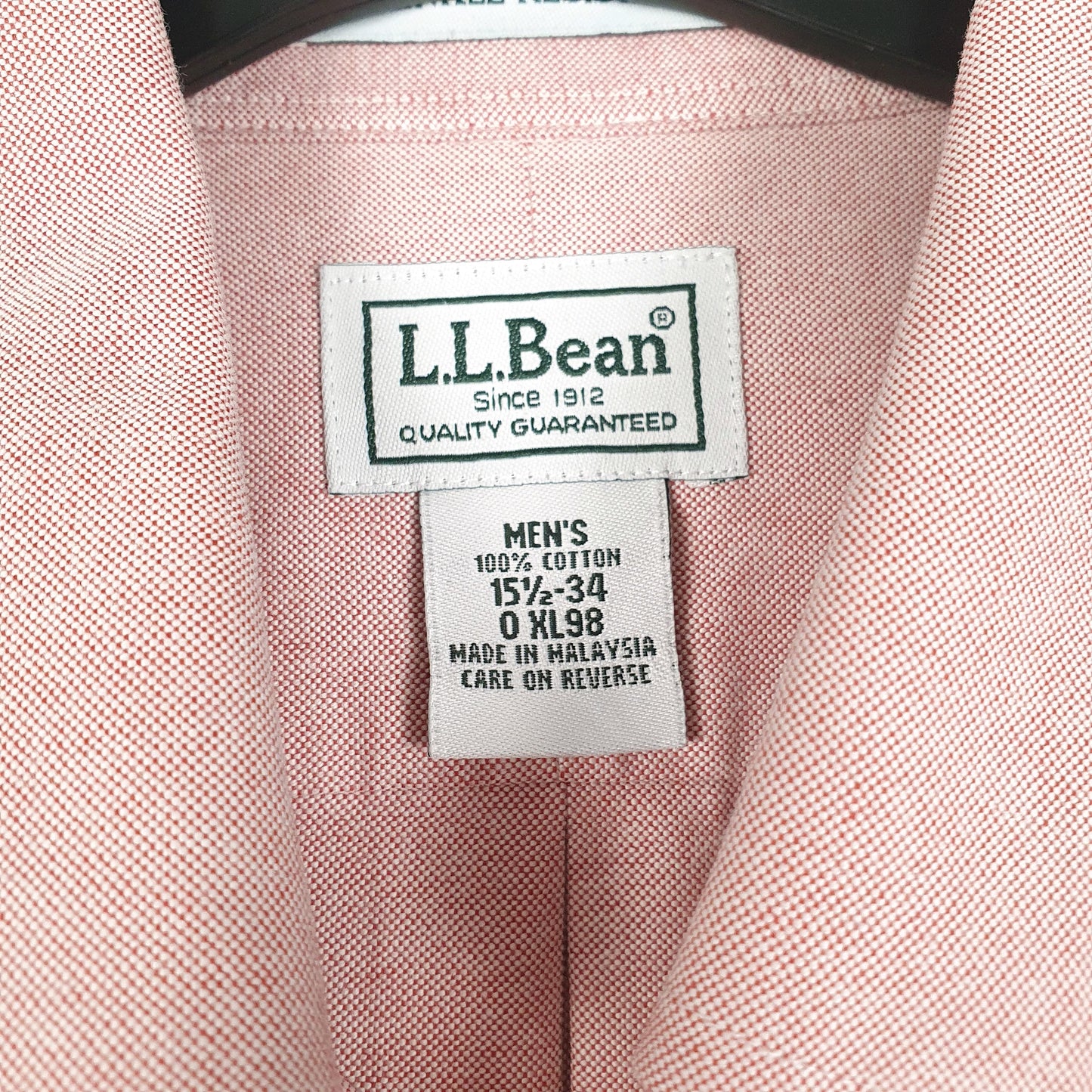 Mens Pink L.L.Bean   Shirt
