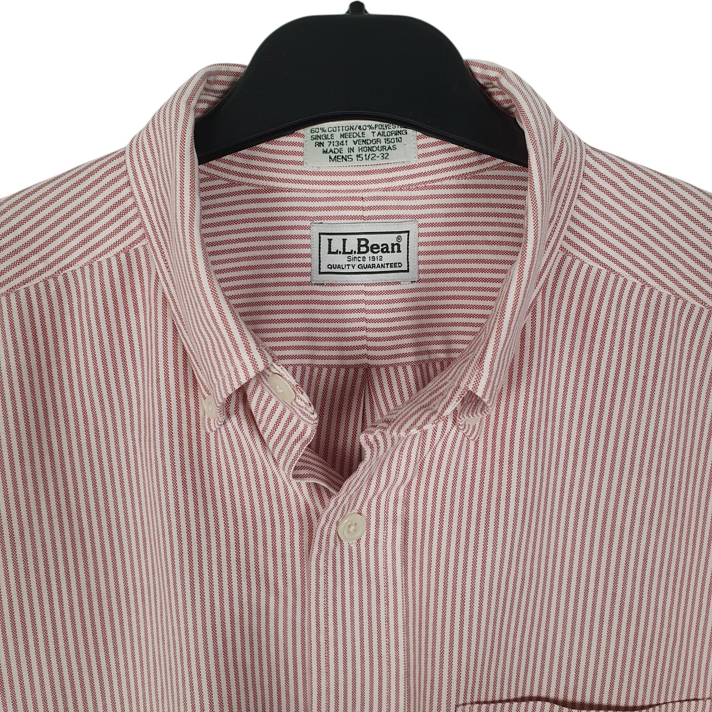Mens Pink L.L.Bean Vintage 90s  Shirt