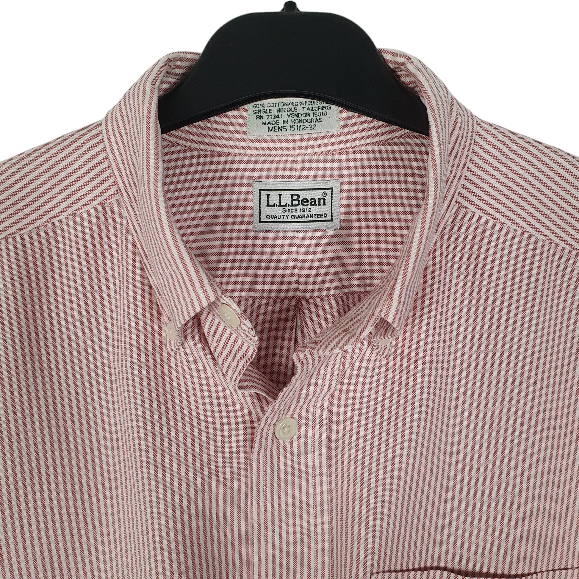 Mens Pink L.L.Bean Vintage 90s  Shirt