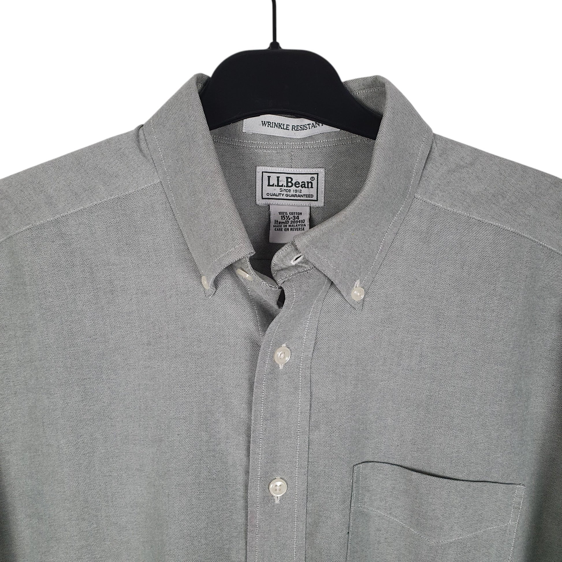 Mens Green L.L.Bean   Shirt