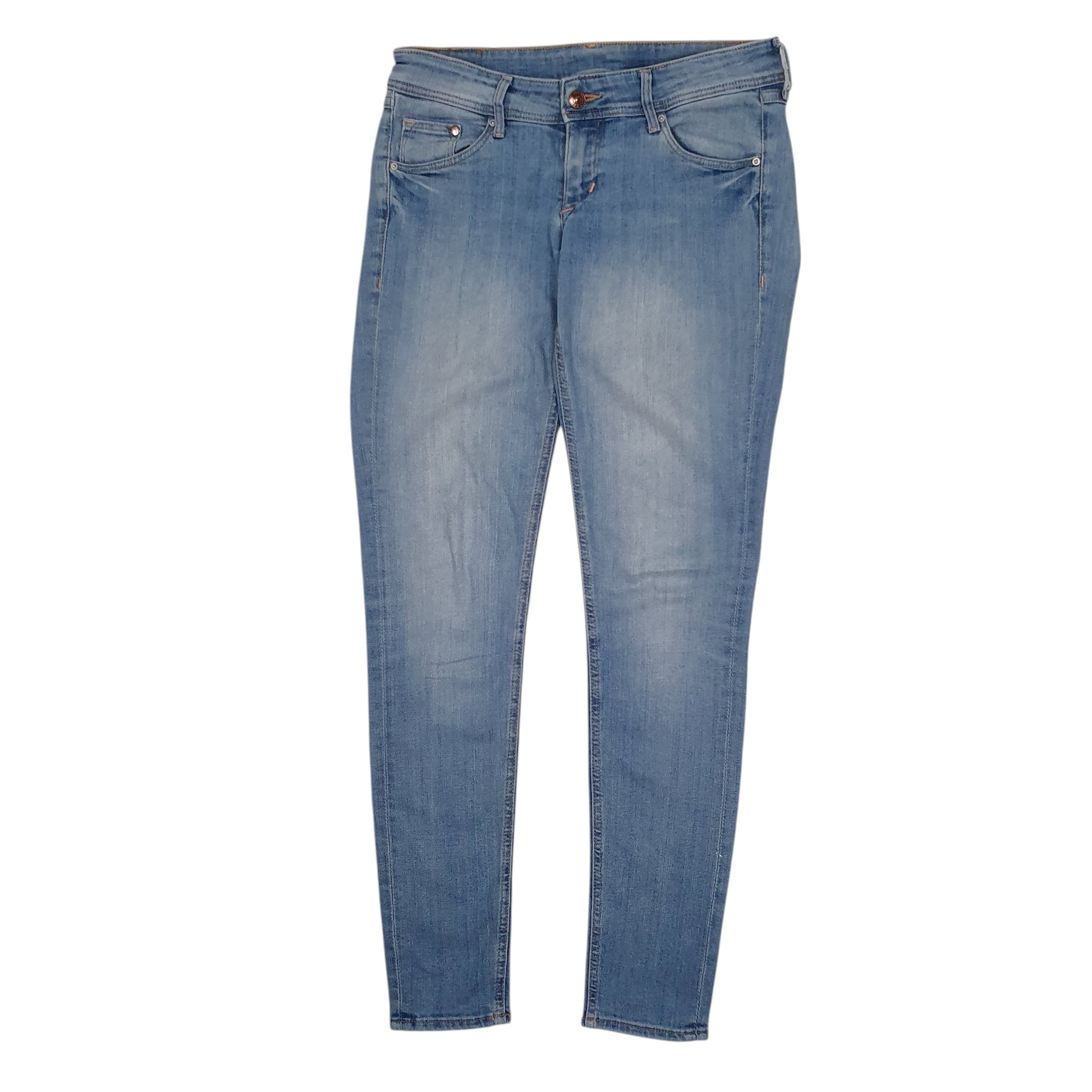 Womens Blue H&M Stretch Low Rise JeansW28 L32