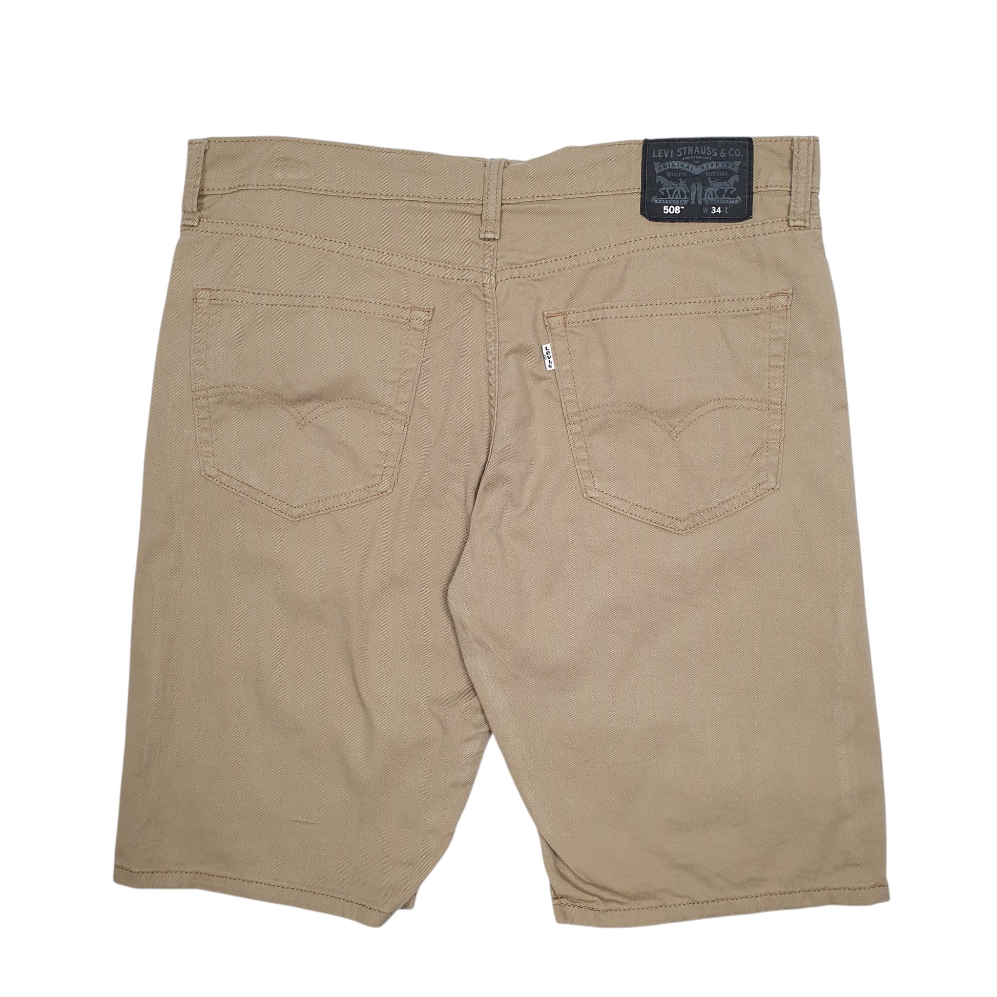 Mens Beige Levis 508  Shorts