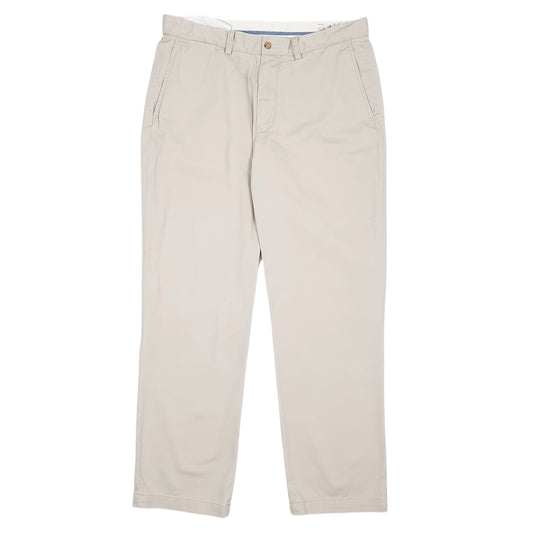 Mens Cream Polo Ralph Lauren Classic Fit. Chino Trousers