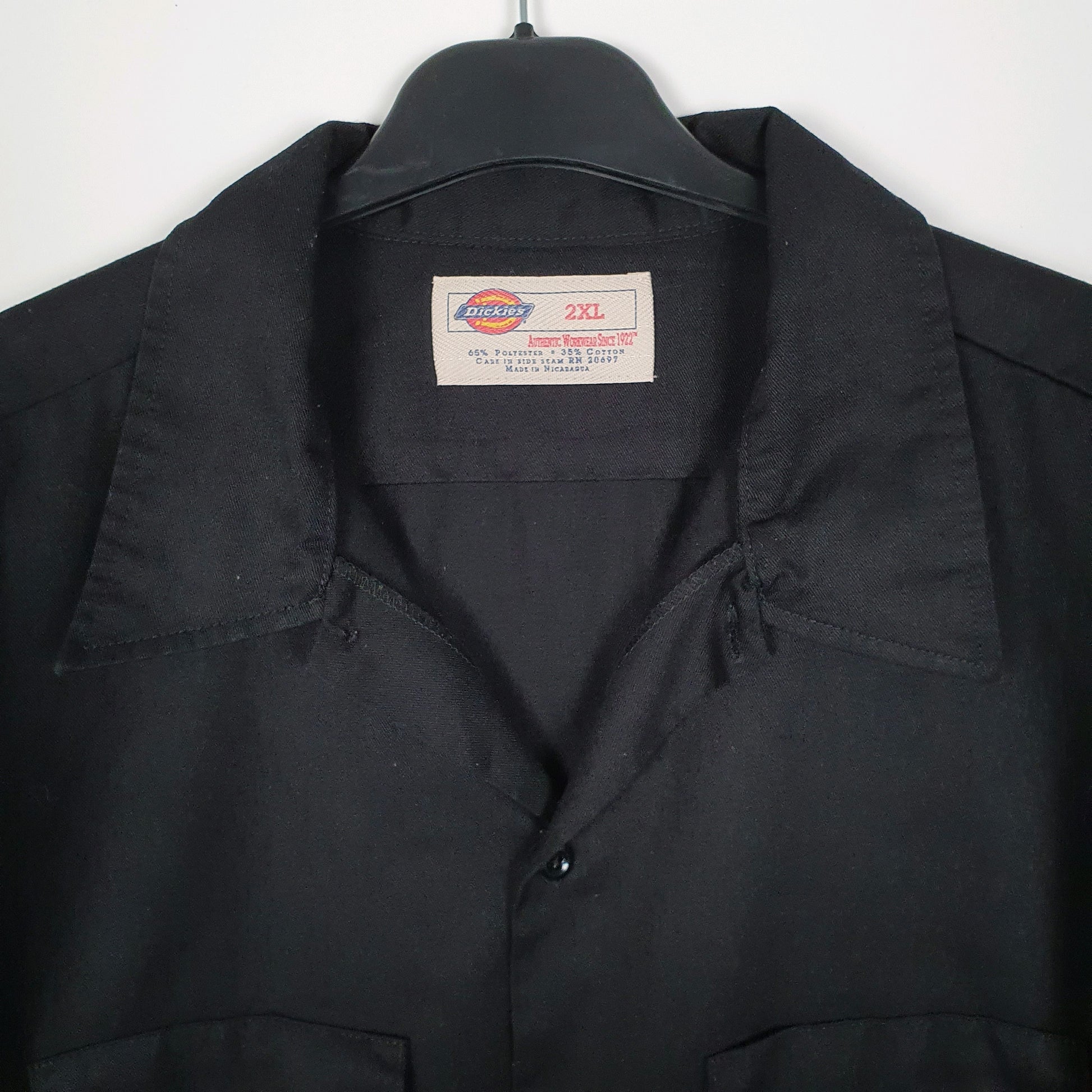 Mens Black Dickies Workwear  Shirt