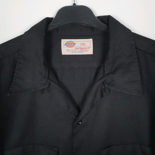 Mens Black Dickies Workwear  Shirt