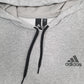 Mens Grey Adidas  Hoodie Jumper
